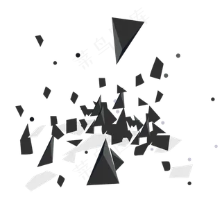 玻璃碎渣,免抠元素