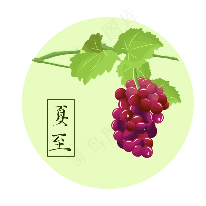 24节气夏至(4167*4167px 300 dpi )ai矢量模版下载