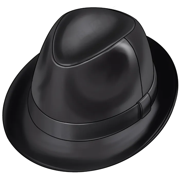 父亲节男士黑色皮质礼帽(3000X3000(DPI:132))psd模版下载