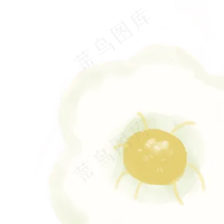 卡通白色鲜花下载