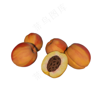 新鲜可口美味桃子