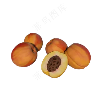 新鲜可口美味桃子