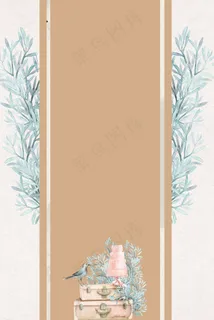 古风清新简约文艺淡雅邀请函