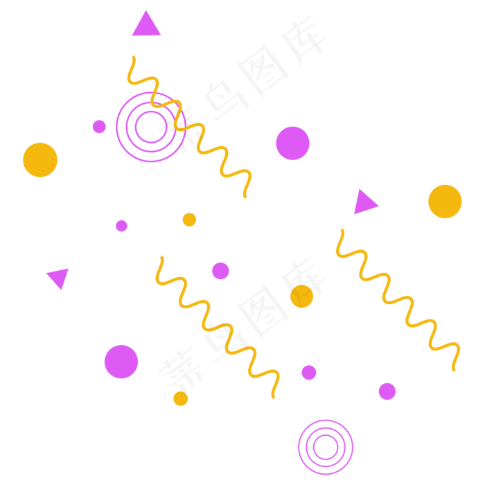 卡通矢量促销漂浮氛围电商