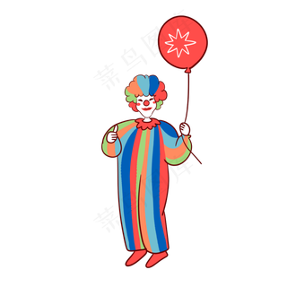 卡通可爱矢量免抠4.1愚人节拿