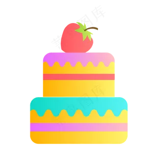 餐饮图标蛋糕