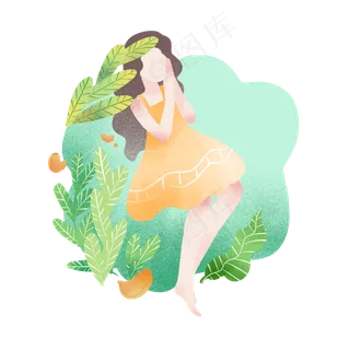 立夏睡觉的小女孩 立夏睡觉的小女孩