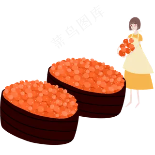 丰收季节采摘两框水果元素