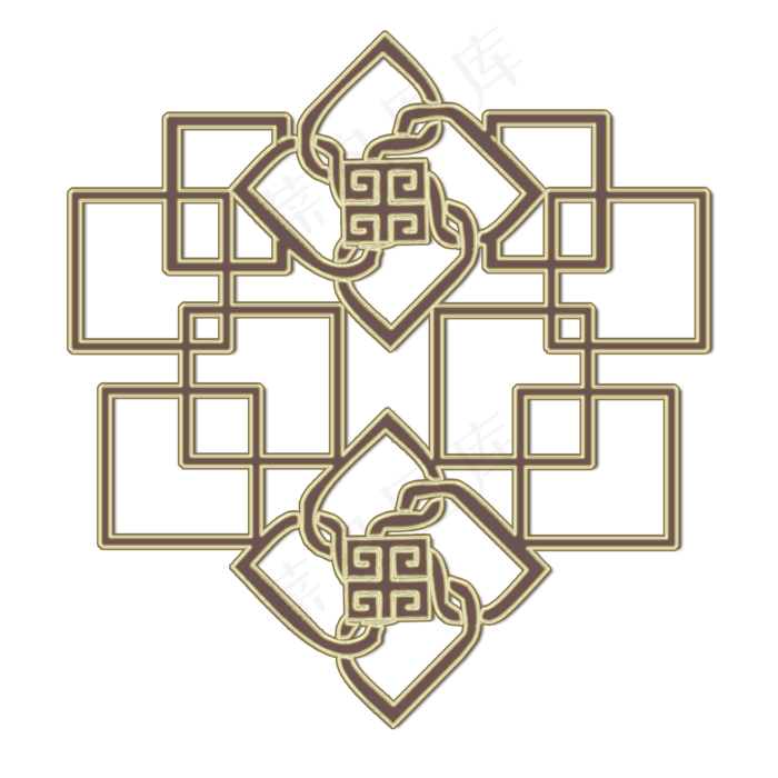 中国风花纹,免抠元素(2000X2000(DPI:300))psd模版下载
