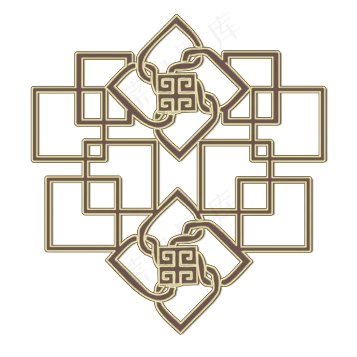 中国风花纹,免抠元素(2000X2000(DPI:300))psd模版下载