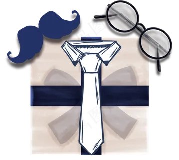 父亲节装饰手绘礼物