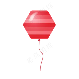 六一儿童节条纹气球