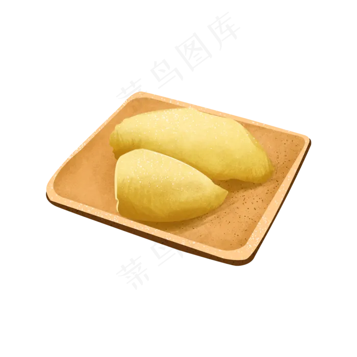 黄色榴莲果肉水果健康天然无公害(2000X2000(DPI:300))psd模版下载