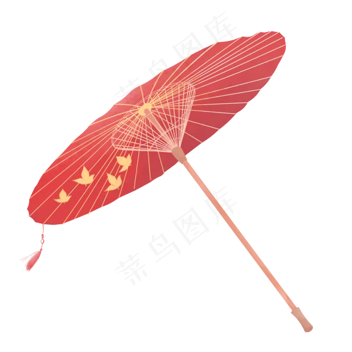 花蝶油纸伞(2000X2000(DPI:299))psd模版下载