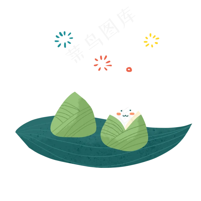 端午节粽子手绘(3000X3000(DPI:300))psd模版下载