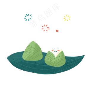 端午节粽子手绘