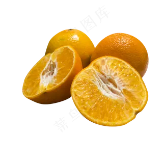 切开的橙子