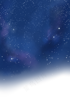星星闪烁星空,免抠元素