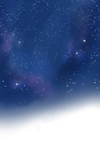 星星闪烁星空,免抠元素