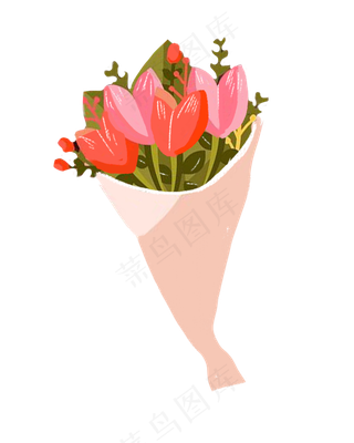 情人节鲜花花束素材