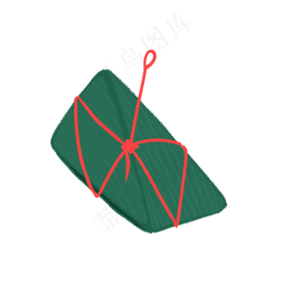 红丝带粽子
