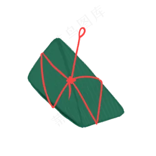 红丝带粽子