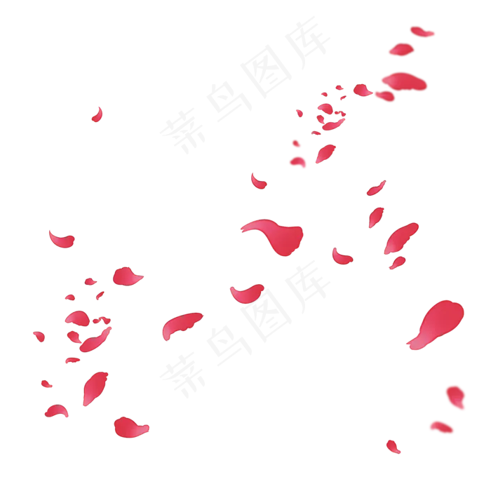 粉色免扣玫瑰花瓣(2000X2000(DPI:299))psd模版下载