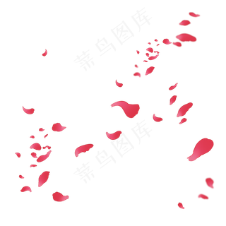 粉色免扣玫瑰花瓣