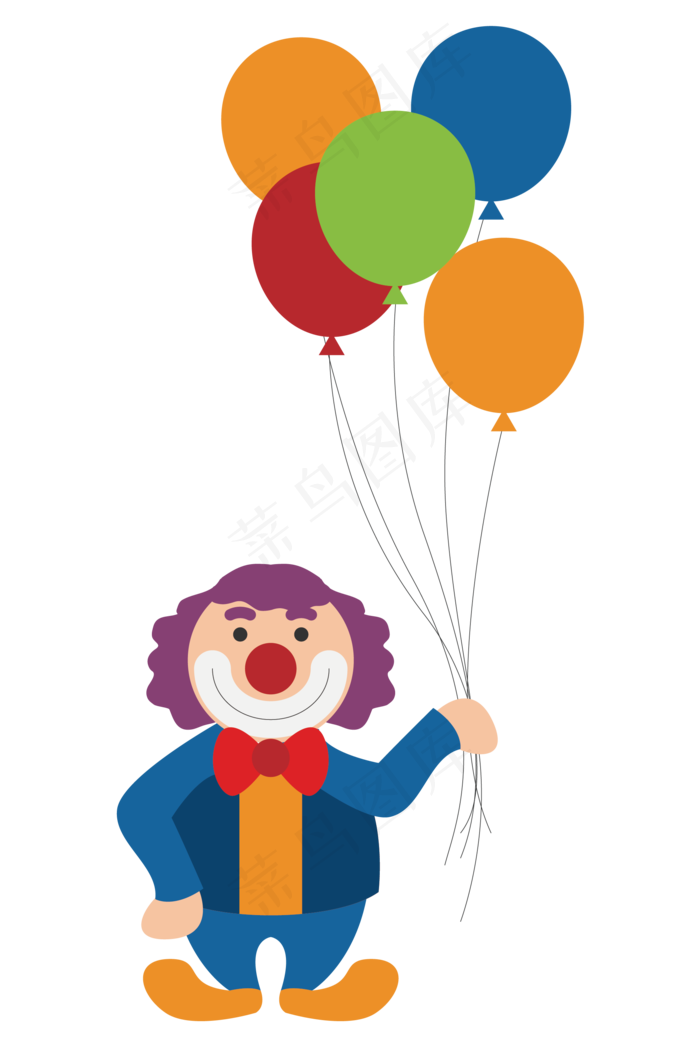 愚人节小丑气球