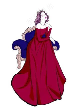 三八妇女节女王,免抠元素