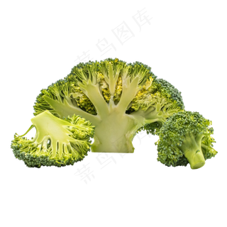 切开花菜西蓝花