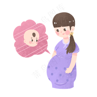 母亲节怀孕宝宝妈妈