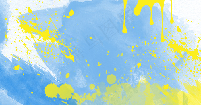 油漆喷溅大气时尚个性小清新背景