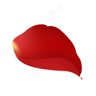 情人节仿真玫瑰花瓣png