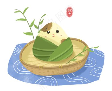 端午节粽子节快乐粽子拟人