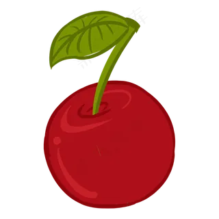 一个新鲜的樱桃