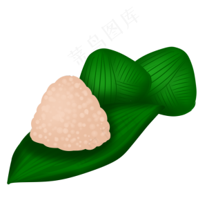 端午粽子白色饭团