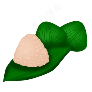 端午粽子白色饭团