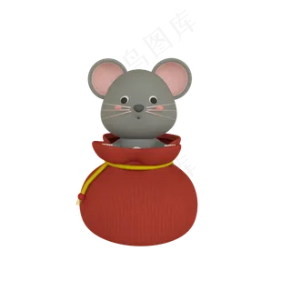 老鼠红包,免抠元素