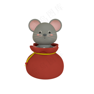 老鼠红包,免抠元素
