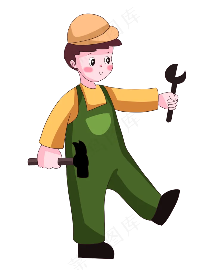 五一劳动节建筑师修理(2551X3307(DPI:300))psd模版下载