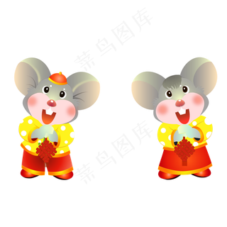 新年鼠年老鼠,免抠元素