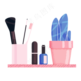 护肤品电商装饰图案矢量免扣,免抠元素