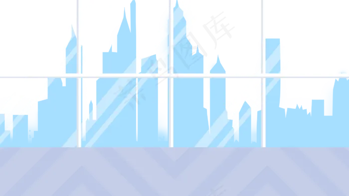 处暑清凉夏季窗户窗外高楼大厦手(2880X1620(DPI:300))psd模版下载