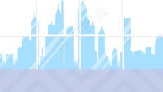 处暑清凉夏季窗户窗外高楼大厦手