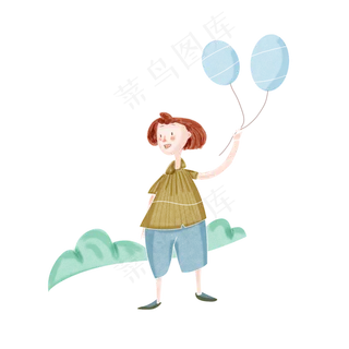 儿童节清新甜美女孩