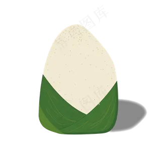 手绘剥开粽叶的粽子下载