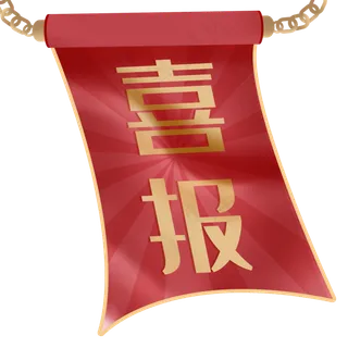 大字报复古风喜报