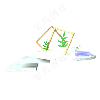 C4D时尚电商活动装饰舞台