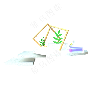 C4D时尚电商活动装饰舞台